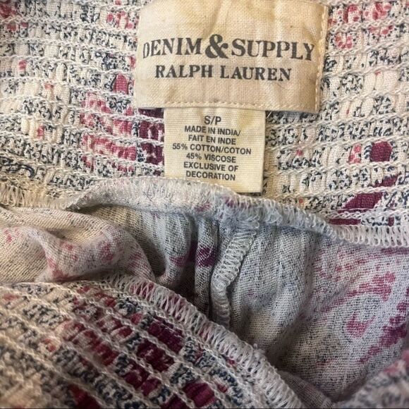 RALPH LAUREN DENIM & SUPPLY WIDE LEG PALAZZO HAREM PANTS WRAP TIE FRONT S - Picture 6 of 8